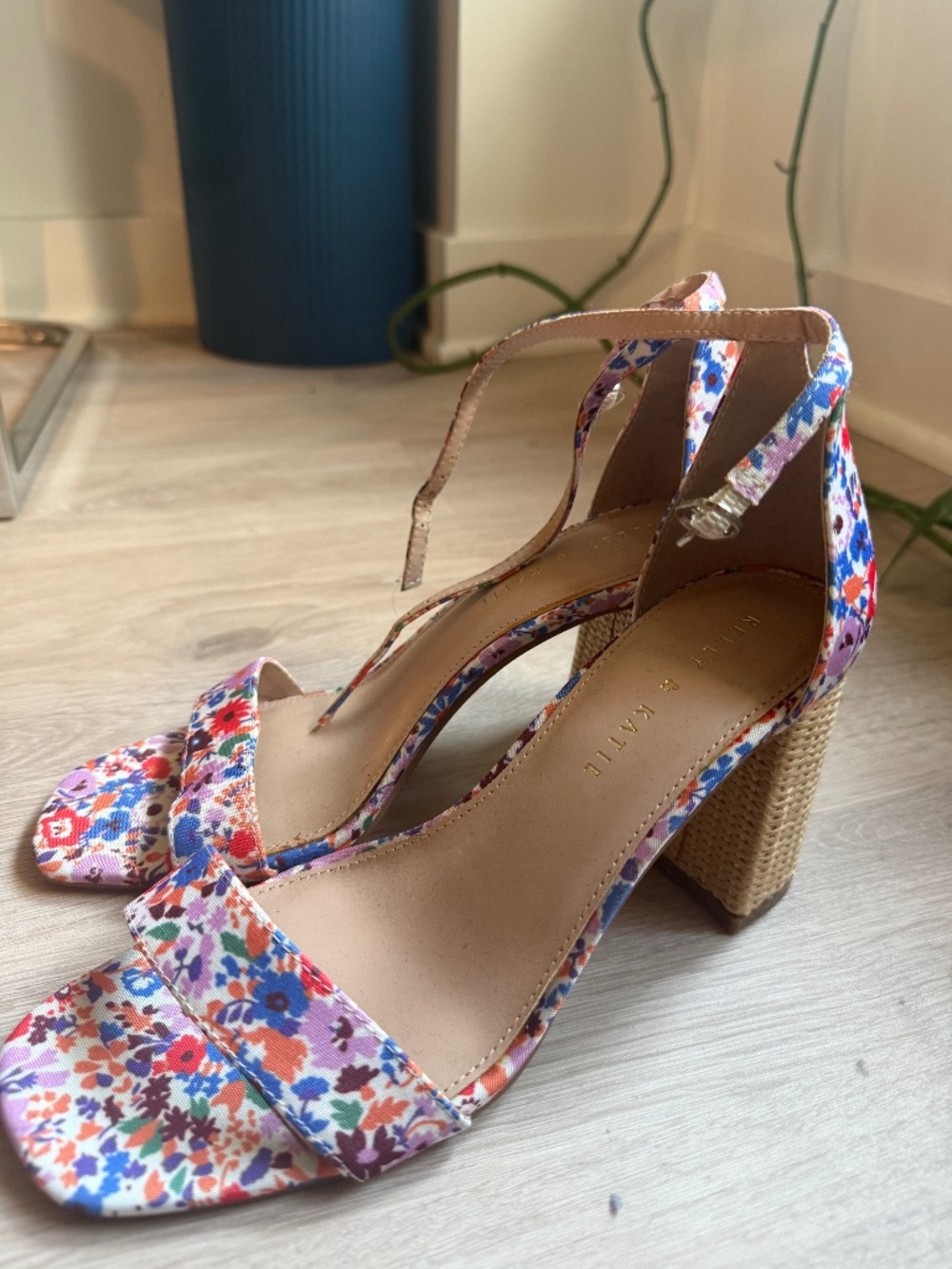 Kelly & Katie Floral Block Heels | Women's 9